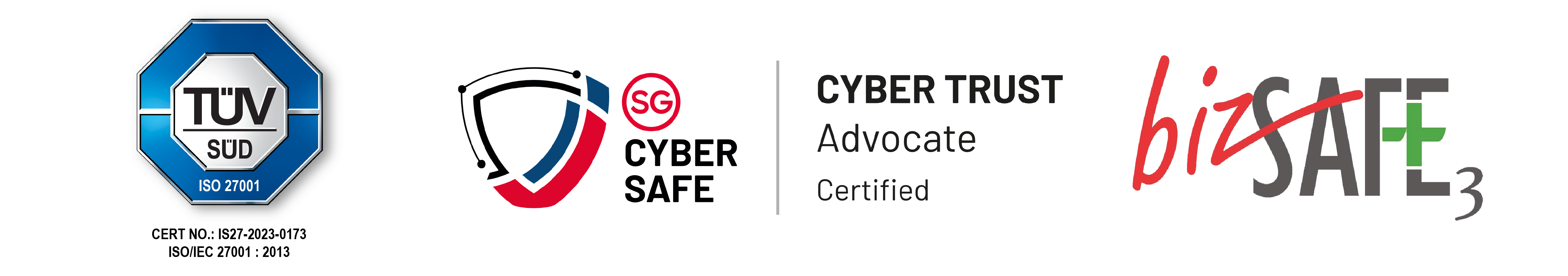 ISO Certified Cyber safe